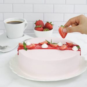 Pastel de fresa